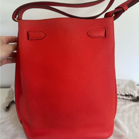 HERMES So Kelly 22 Togo Calfskin Orange - Picture 9 of 11